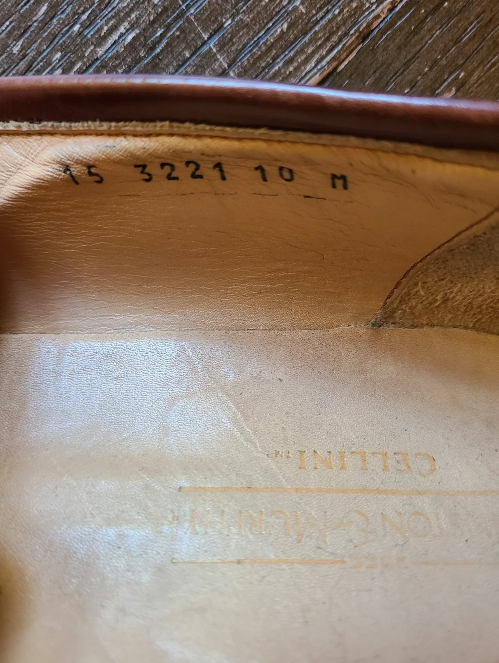 Johnston & Murphy Cellini Made in Italy Woven Leather Tassel Kiltie Loafers 10M
